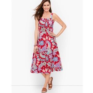 NWOT TALBOTS Fit & Flare Dress - Fantastic Paisley